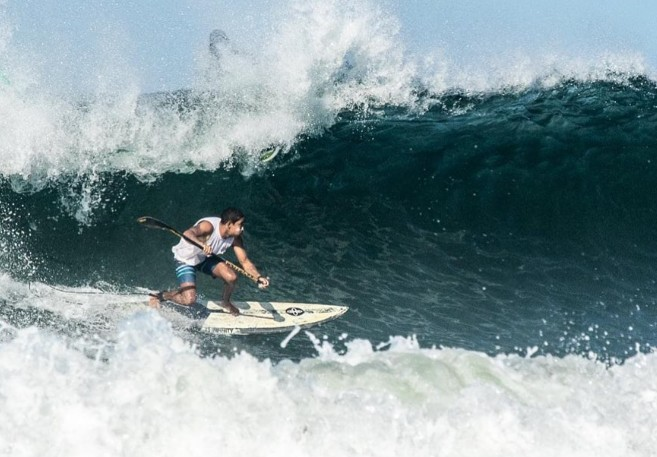 Jose ripping hard on a fast section